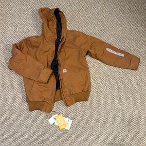 Carhartt Women’s Washed Duck Active Jacket Brown L (12/14) NWT